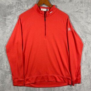 Kjus Men's Keano Half Zip Long Sleeve Golf Shirt UPF 30+ Size 52‎ L MG25-D04